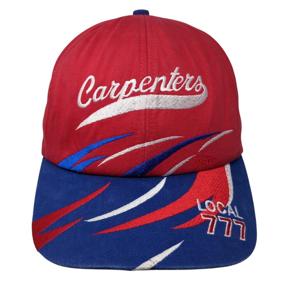 Carpenters Local 777 Union Made Baseball Cap Multicolor OS Adjustable Patriotic